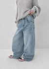 Shommi Wide Balloon Denim Pants