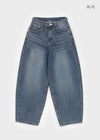 Shommi Wide Balloon Denim Pants