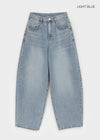 Shommi Wide Balloon Denim Pants