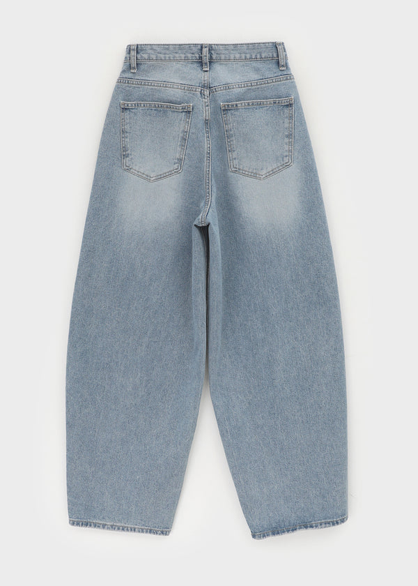 Shommi Wide Balloon Denim Pants