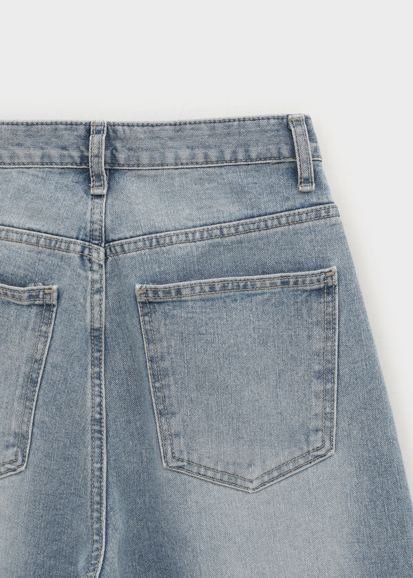 Shommi Wide Balloon Denim Pants