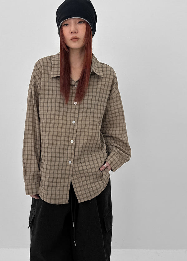 Derma Loose Fit Check Shirt