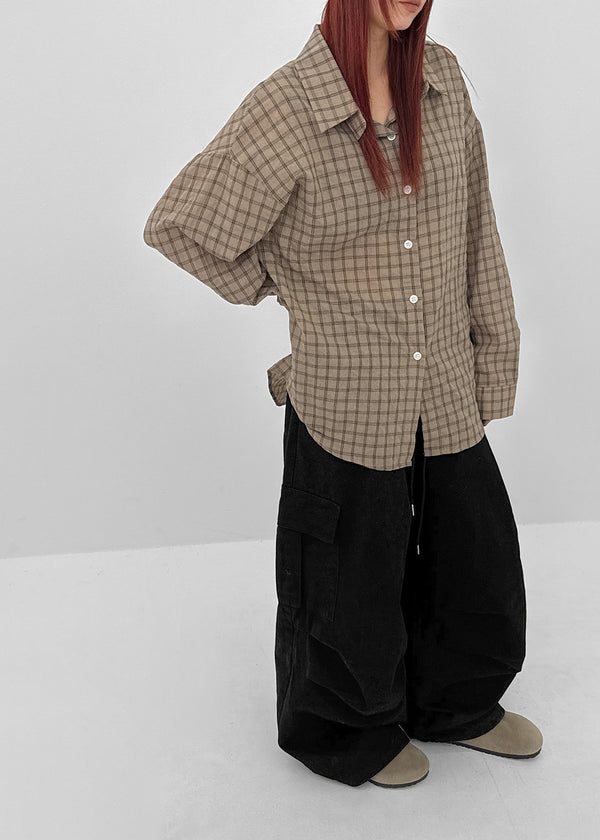 Derma Loose Fit Check Shirt