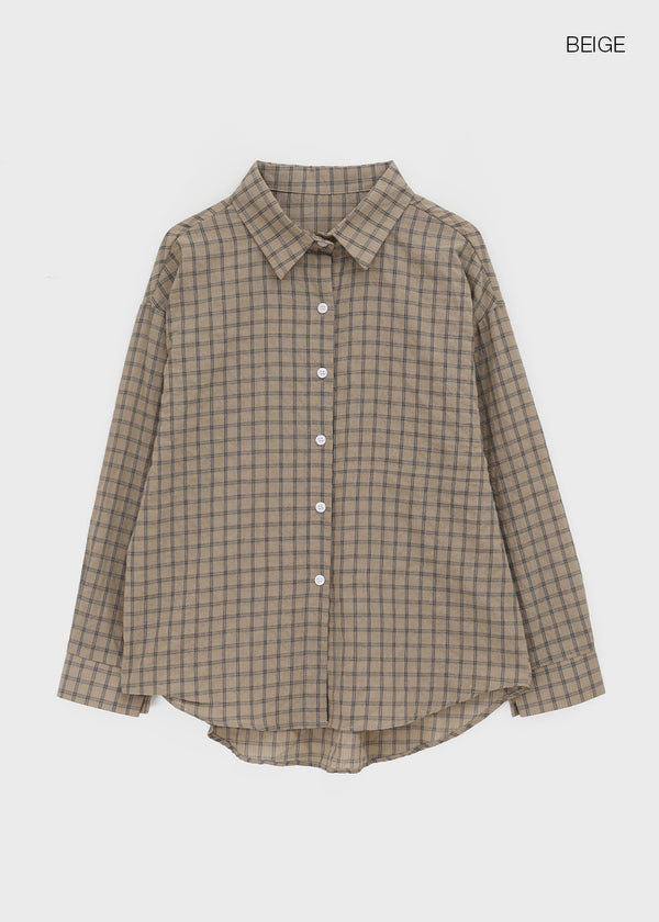 Derma Loose Fit Check Shirt