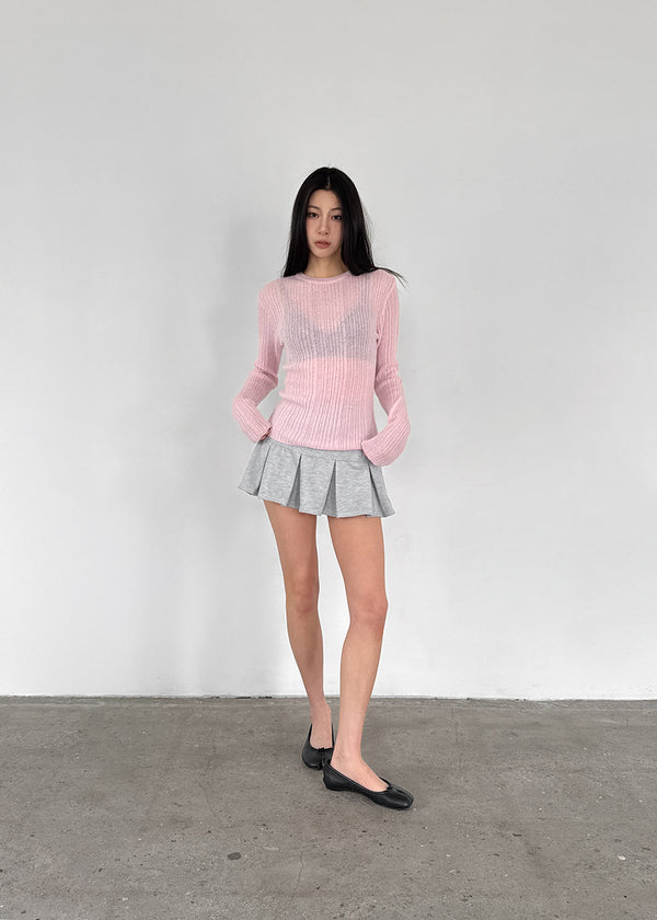 Contem Ribbed Round Wool Knit