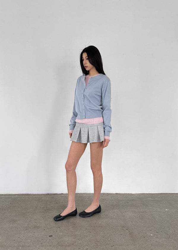 Talp Low-waist Pleated Skirt Pants