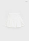 Talp Low-waist Pleated Skirt Pants