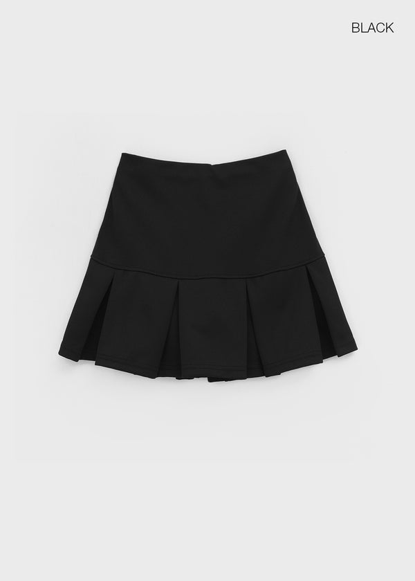 Talp Low-waist Pleated Skirt Pants