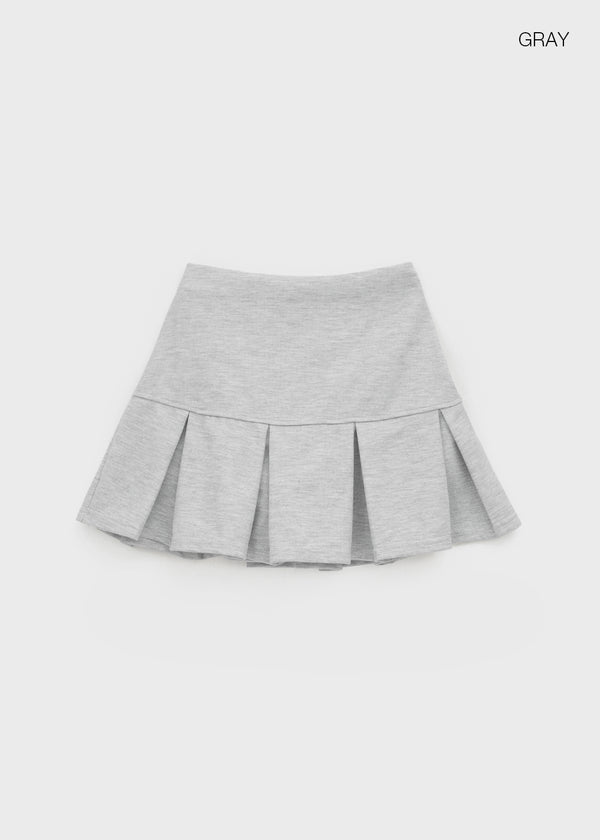 Talp Low-waist Pleated Skirt Pants