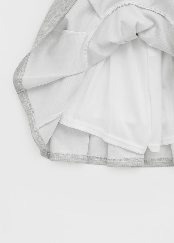 Talp Low-waist Pleated Skirt Pants