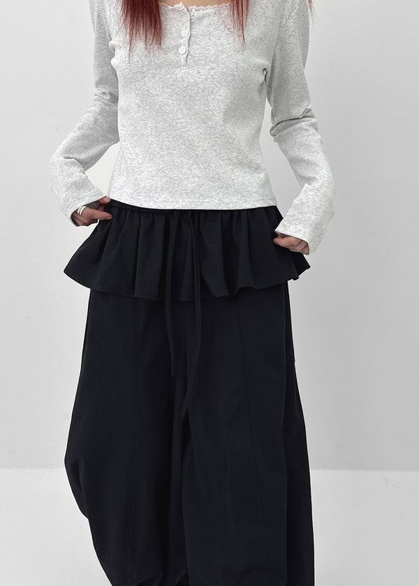 Otting Frill Layered Skirt Pants