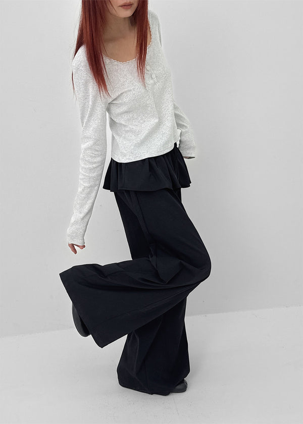 Otting Frill Layered Skirt Pants