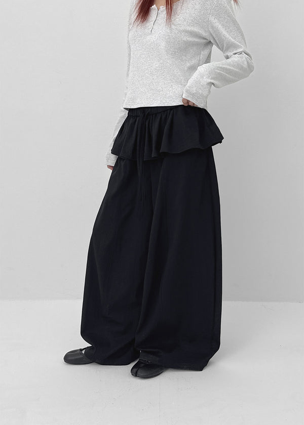 Otting Frill Layered Skirt Pants
