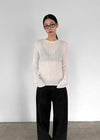 Contem Ribbed Round Wool Knit