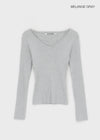 [MADE] Dearly V-Neck Ribbed Knit