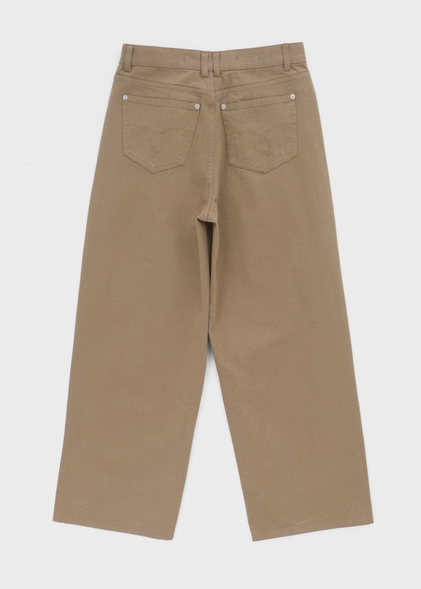 [MADE] Miu Two-Tuck Wide Cotton Pants