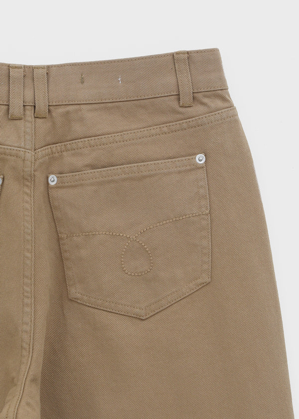 [MADE] Miu Two-Tuck Wide Cotton Pants