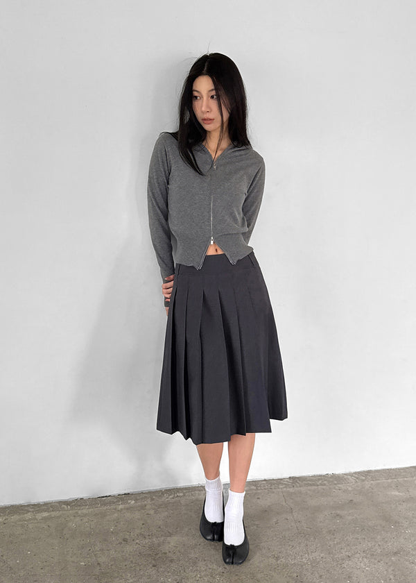 [MADE] Budri Hooded Knit Zip-Up