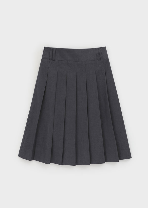 [MADE] Pretzel Pleated Midi Skirt