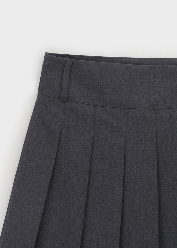 [MADE] Pretzel Pleated Midi Skirt