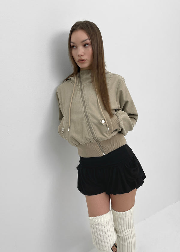 [MADE] Kipiko Cotton Unbalanced Hooded Jumper