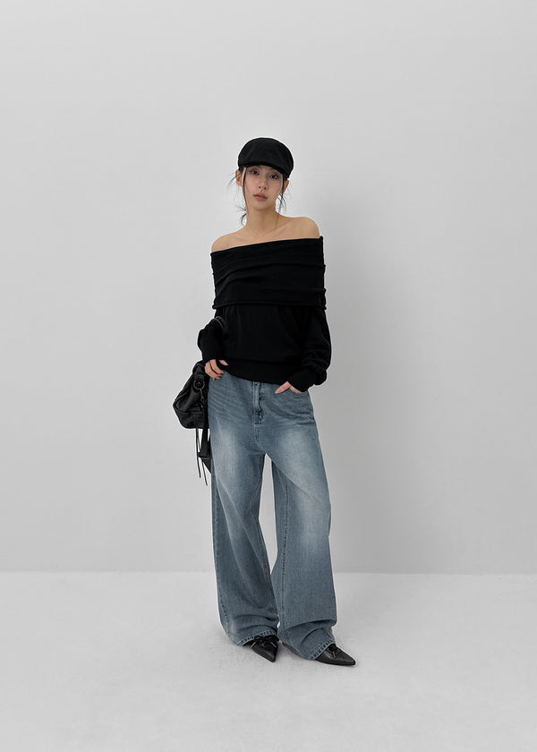 [MADE] Nipid Off-Shoulder Knit
