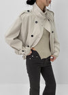 Flint High-neck Double-button Jacket