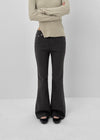 Lyrit Back Pocket Bootcut Cotton Pants