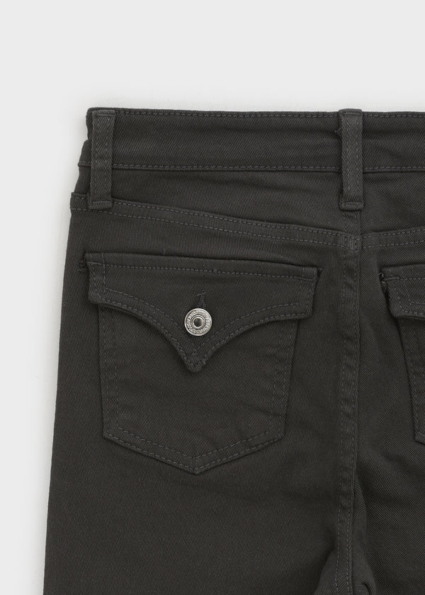 Lyrit Back Pocket Bootcut Cotton Pants