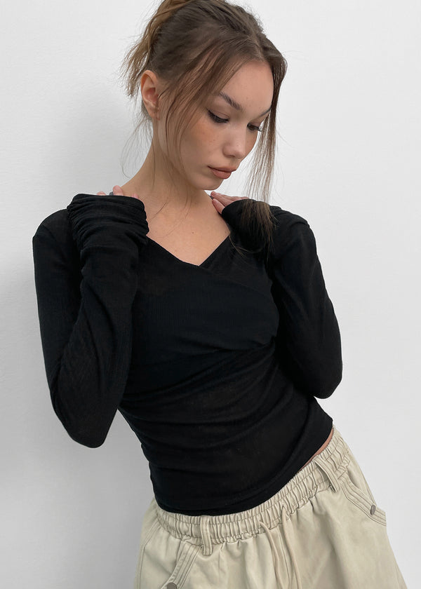 [MADE] Sihir Unbalanced Long Sleeve T-shirt