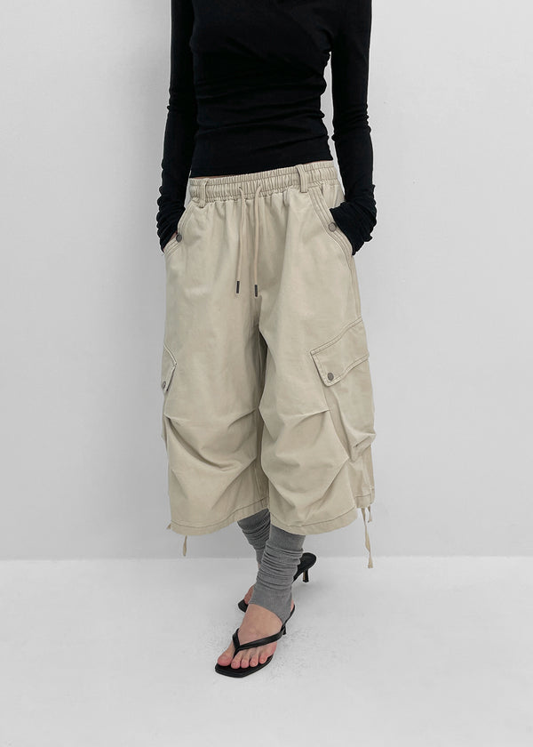 [MADE] Kantu Cotton Cargo Bermuda Pants