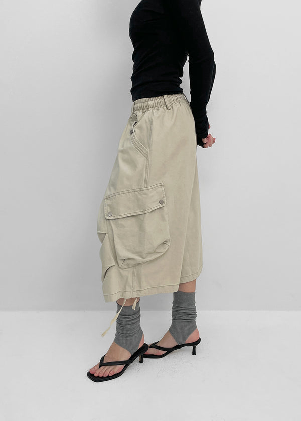 [MADE] Kantu Cotton Cargo Bermuda Pants