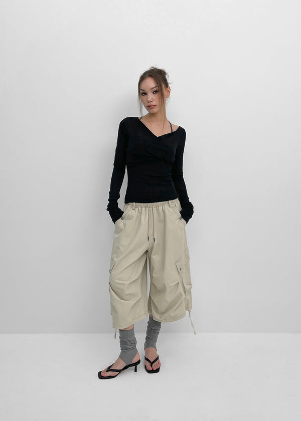 [MADE] Kantu Cotton Cargo Bermuda Pants