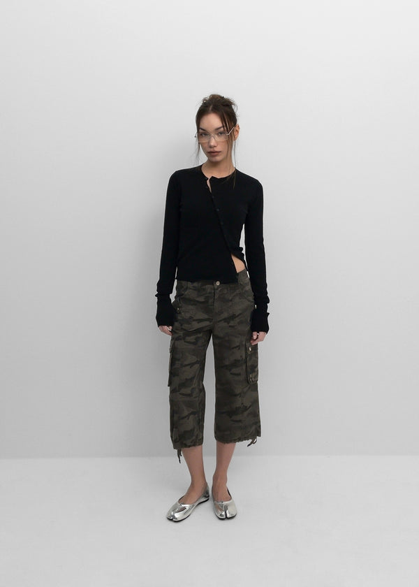 [MADE] Pochiming Diagonal Knit Cardigan