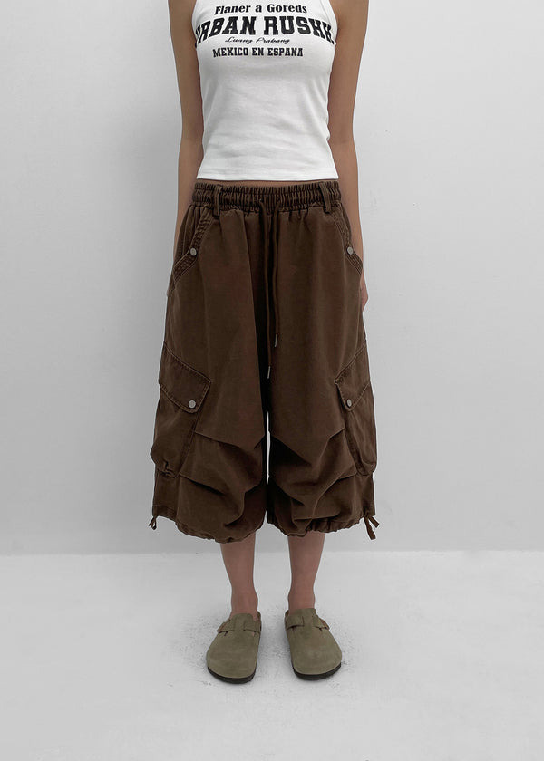 [MADE] Kantu Cotton Cargo Bermuda Pants