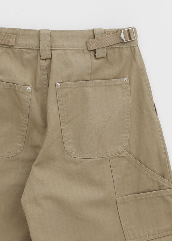 [MADE] Girliven Herringbone Single-Tuck Wide Pants