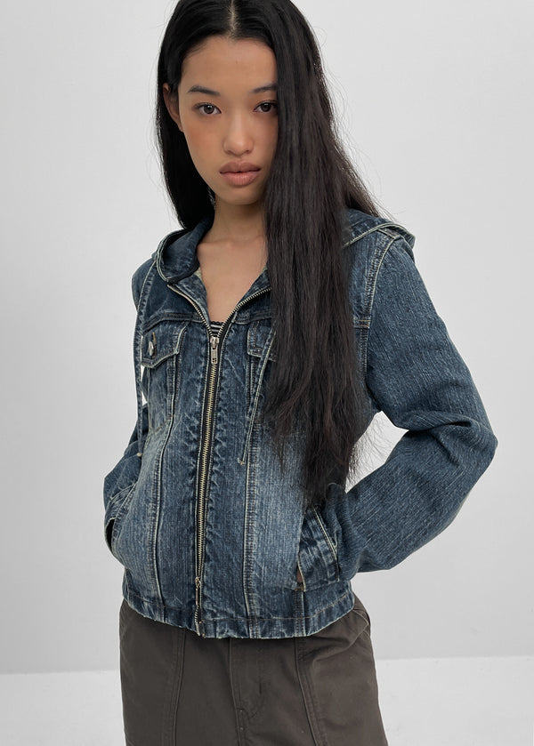 [MADE] Loen Hooded Denim Jacket