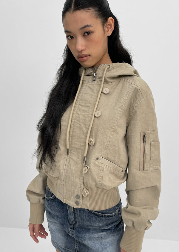 [MADE] Zenzu Cotton Washed Hood Jumper