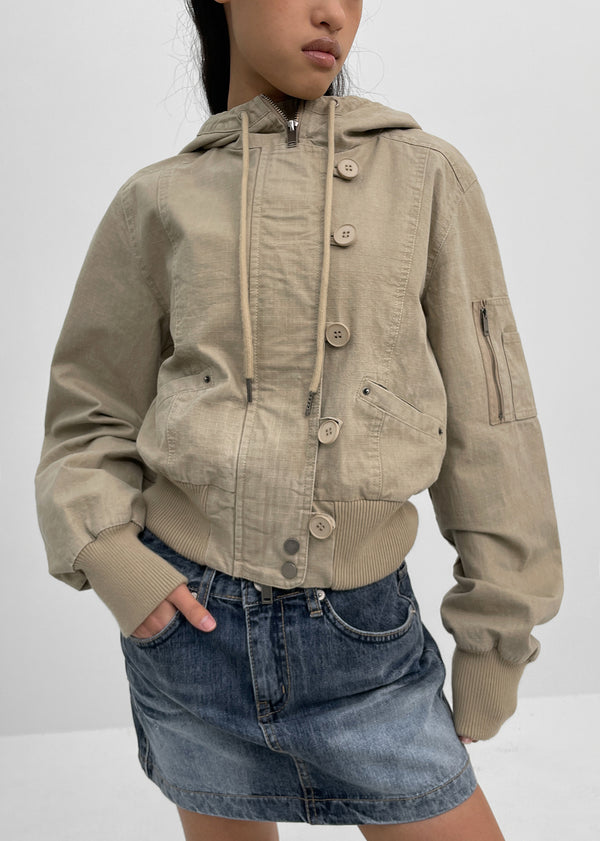 [MADE] Zenzu Cotton Washed Hood Jumper