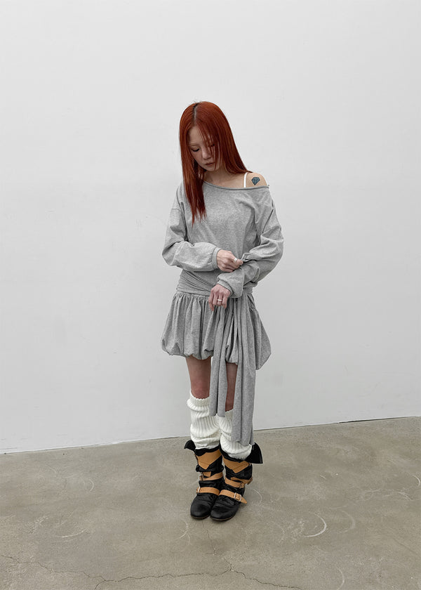 Pollitt Strap Off-shoulder Mini Dress