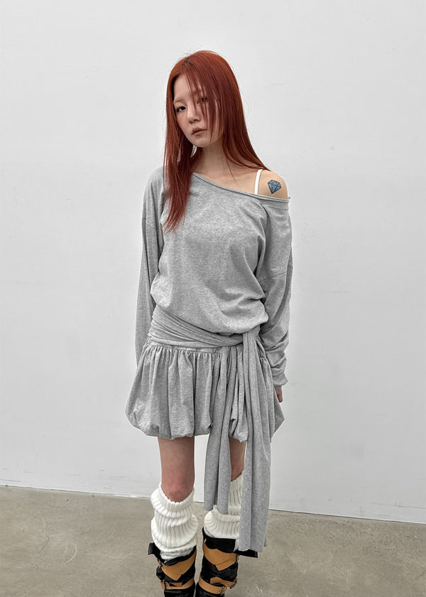 Pollitt Strap Off-shoulder Mini Dress