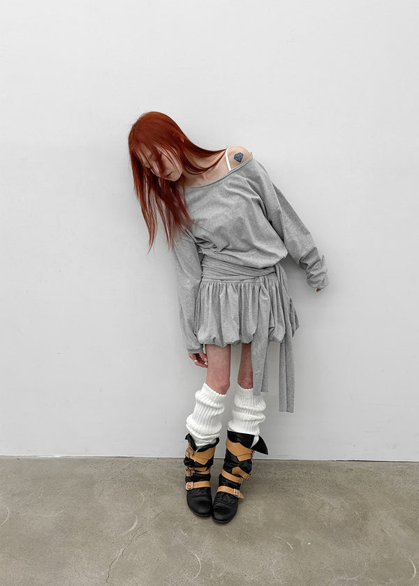 Pollitt Strap Off-shoulder Mini Dress