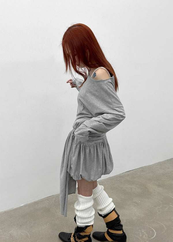 Pollitt Strap Off-shoulder Mini Dress