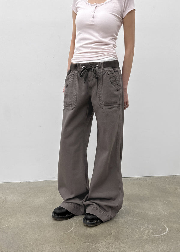 Peju Wide Bootcut Banding Pants