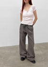 Peju Wide Bootcut Banding Pants