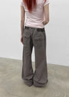 Peju Wide Bootcut Banding Pants