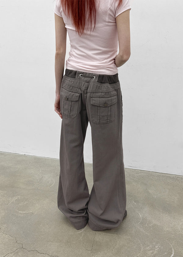 Peju Wide Bootcut Banding Pants