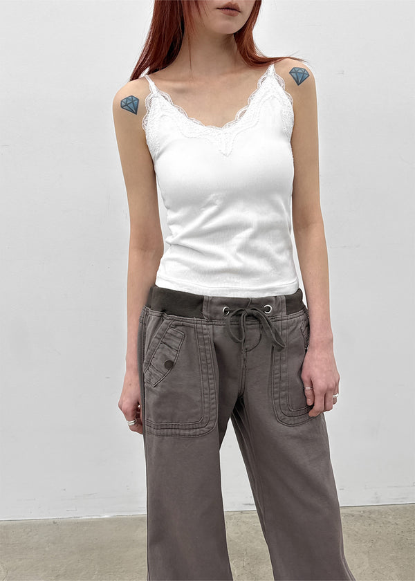 Lopopo Race Ribbed Sleeveless (Built-in Cap)