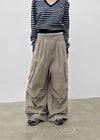 Pigley Wide Cotton Cargo Pants