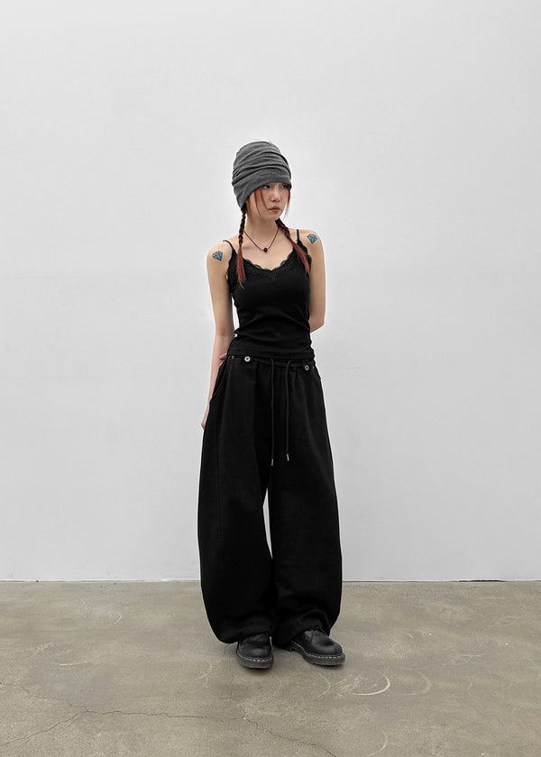 Lopopo Race Ribbed Sleeveless (Built-in Cap)